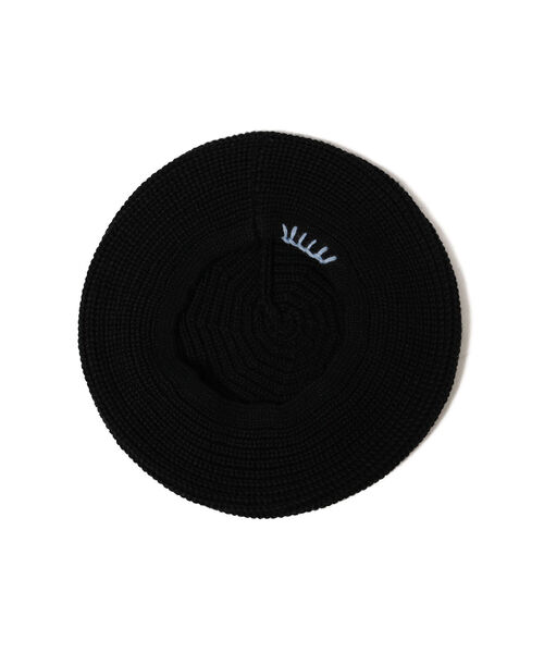 Ray BEAMS(レイビームス)の「Ray BEAMS / ニット ステッチ ベレー帽(ハンチング/ベレー帽・レディース・オフホワイト/ブラック/パープル・ONE SIZE)」の14枚目の写真