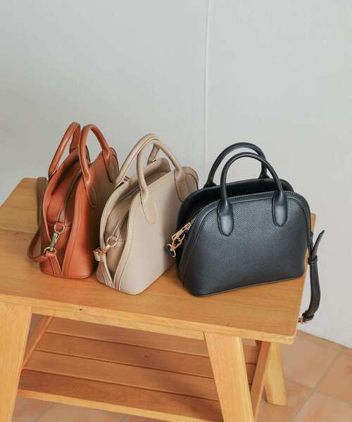 URBAN RESEARCH DOORS（アーバンリサーチドアーズ）の「ラウンドボストンミニバッグ（ショルダーバッグ・レディース・ブラック/オレンジ/ベージュ系その他・ONE）」の6枚目の写真