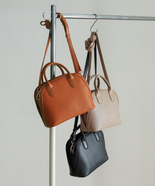 URBAN RESEARCH DOORS（アーバンリサーチドアーズ）の「ラウンドボストンミニバッグ（ショルダーバッグ・レディース・ブラック/オレンジ/ベージュ系その他・ONE）」の7枚目の写真