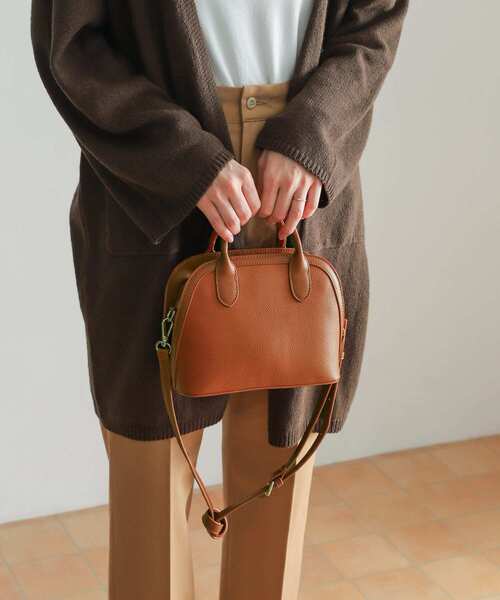 URBAN RESEARCH DOORS（アーバンリサーチドアーズ）の「ラウンドボストンミニバッグ（ショルダーバッグ・レディース・ブラック/オレンジ/ベージュ系その他・ONE）」の8枚目の写真