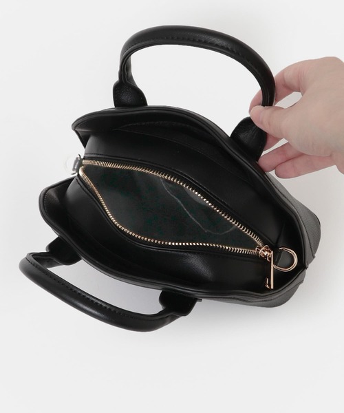 URBAN RESEARCH DOORS（アーバンリサーチドアーズ）の「ラウンドボストンミニバッグ（ショルダーバッグ・レディース・ブラック/オレンジ/ベージュ系その他・ONE）」の16枚目の写真