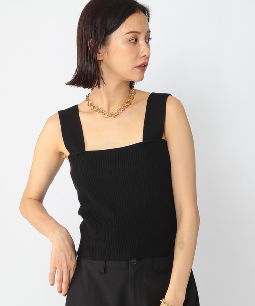 BARNYARDSTORM（バンヤードストーム）の「BARNYARDSTORM / ニットビスチェ（ニット/セーター・レディース・ブラック・0/1）」の7枚目の写真