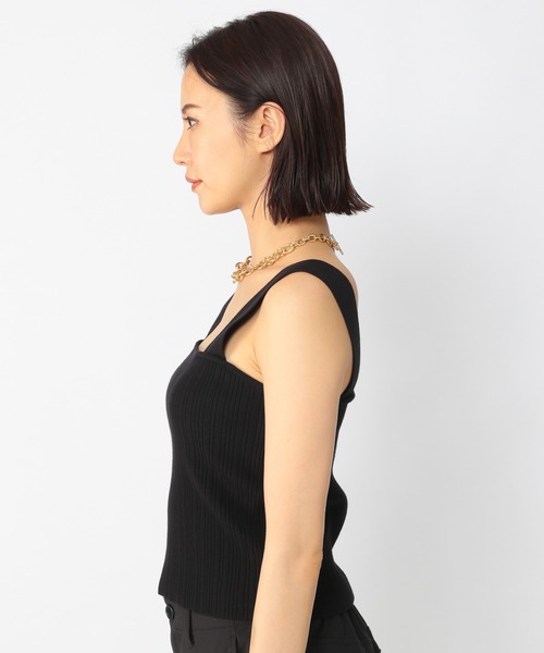 BARNYARDSTORM（バンヤードストーム）の「BARNYARDSTORM / ニットビスチェ（ニット/セーター・レディース・ブラック・0/1）」の3枚目の写真