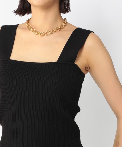 BARNYARDSTORM（バンヤードストーム）の「BARNYARDSTORM / ニットビスチェ（ニット/セーター・レディース・ブラック・0/1）」の10枚目の写真