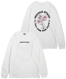 Three flower L/S TEE 長袖Tシャツ