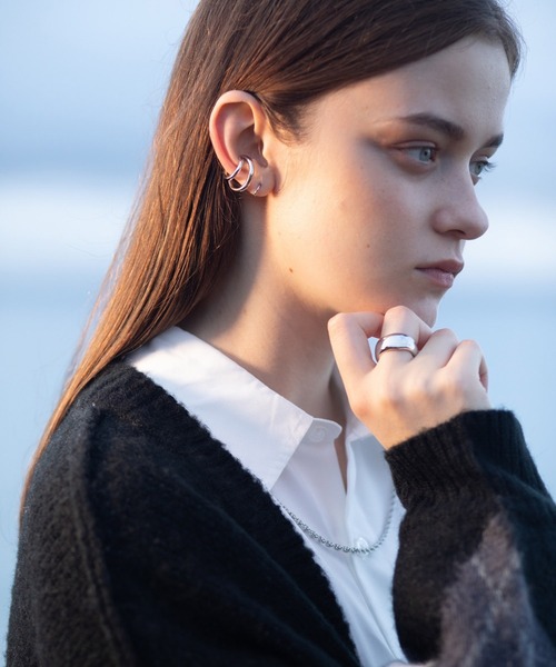 JUNRED(ジュンレッド)の「ital. from JUNRed / wavy ring thick(リング・メンズ・シルバー・L/S)」の5枚目の写真