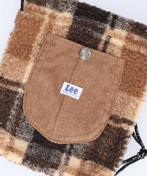 Lee（リー）の「【Lee】ボアポーチ（ショルダーバッグ・レディース・オフホワイト/グリーン/ブラック/ベージュ・ONE SIZE）」の12枚目の写真