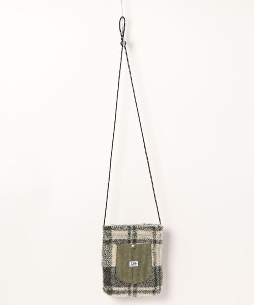 Lee（リー）の「【Lee】ボアポーチ（ショルダーバッグ・レディース・オフホワイト/グリーン/ブラック/ベージュ・ONE SIZE）」の15枚目の写真