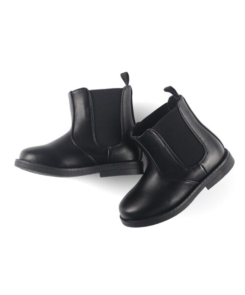 BRANSHES（ブランシェス）の「サイドゴアブーツ（ブーツ・キッズ・ブラック・21.0cm/15.0cm/20.0cm/19.0cm/16.0cm/18.0cm/17.0cm）」の5枚目の写真