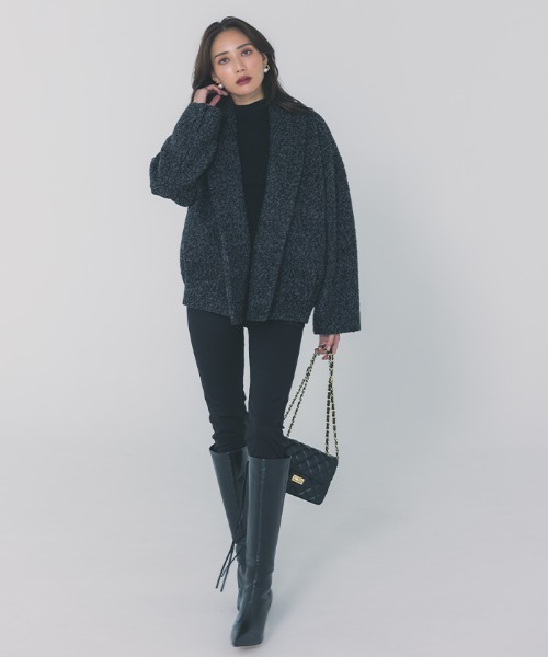 AMBIENT(アンビエント)の「イミテーションストレッチスリムフィットパンツ(その他パンツ・レディース・ブラック/グレー/ネイビー/アイボリー・S/M)」の3枚目の写真