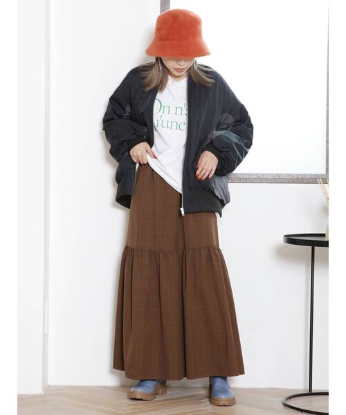 MURUA(ムルーア)の「タックギャザーブルゾン(ブルゾン・レディース・ブラック/カーキ・FREE)」の10枚目の写真