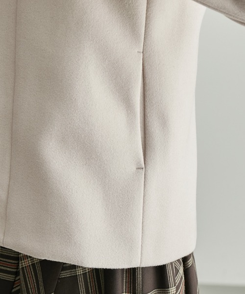 ROPE' PICNIC（ロペピクニック）の「テックメルトンフード取り外しコート（その他アウター・レディース・ネイビー/ベージュ系その他・40/38）」の12枚目の写真