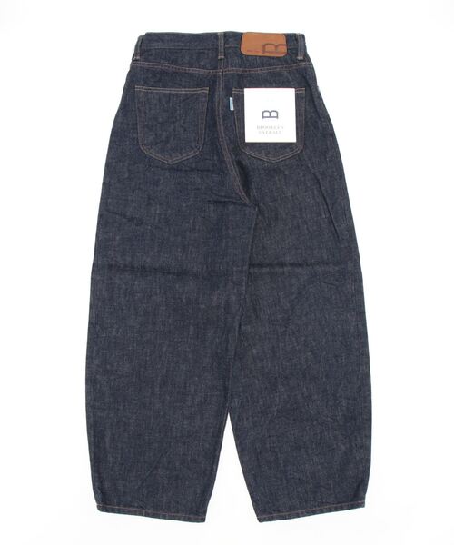 BROOKLYN OVERALL(ブルックリンオーバーオール)の「コクーンデニムパンツ(デニムパンツ・レディース・ネイビー・SMALL/LARGE/MEDIUM)」の2枚目の写真