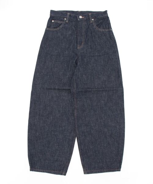 BROOKLYN OVERALL(ブルックリンオーバーオール)の「コクーンデニムパンツ(デニムパンツ・レディース・ネイビー・SMALL/LARGE/MEDIUM)」の3枚目の写真