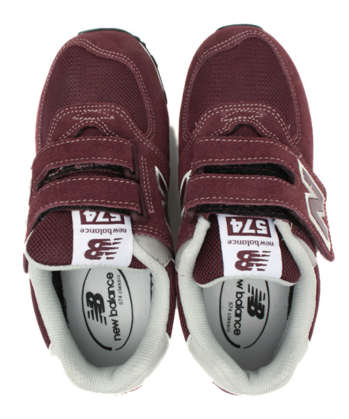 NEW BALANCE(ニューバランス)の「「WEB限定」ニューバランス/KV574 17cm~21cm(スニーカー・キッズ・グレー/ワインレッド・17cm/20cm/21cm/19cm/18cm)」の11枚目の写真