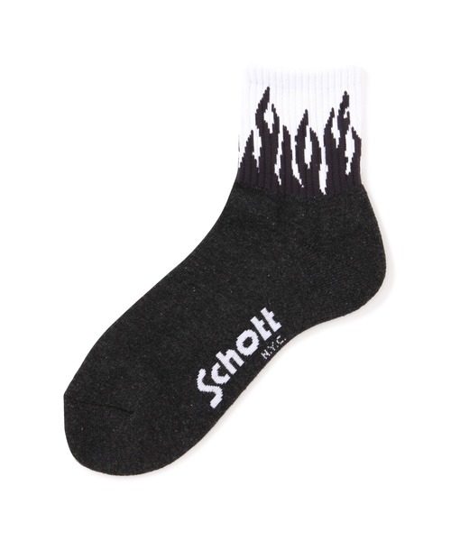 schott（ショット）の「Schott/ショット/FLAME SOCKS/フレイムソックス（ソックス/靴下・メンズ・その他・F）」の7枚目の写真