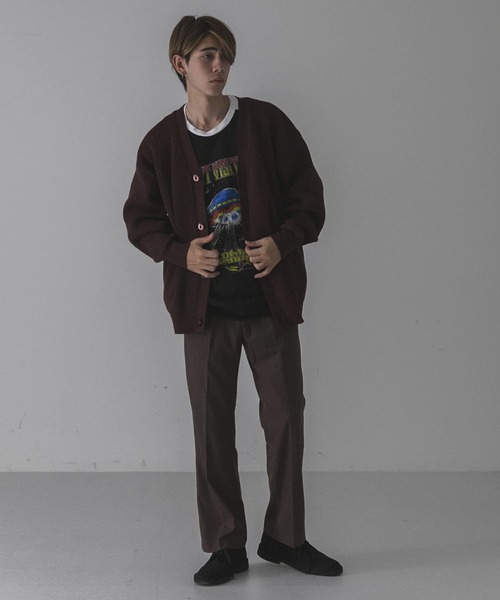 URBAN RESEARCH（アーバンリサーチ）の「URBAN RESEARCH iD　ウーリーTWO TUCK SLACKS（その他パンツ・メンズ・チェック/ネイビー/ブラウン・MEDIUM/LARGE）」の9枚目の写真