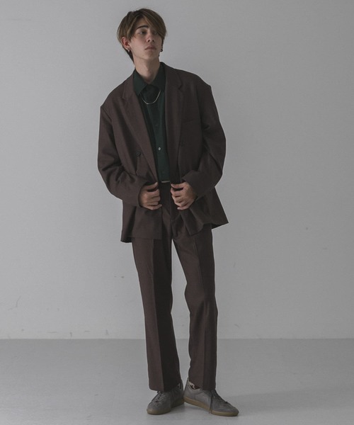URBAN RESEARCH（アーバンリサーチ）の「URBAN RESEARCH iD　ウーリーTWO TUCK SLACKS（その他パンツ・メンズ・チェック/ネイビー/ブラウン・MEDIUM/LARGE）」の10枚目の写真