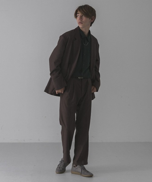 URBAN RESEARCH（アーバンリサーチ）の「URBAN RESEARCH iD　ウーリーTWO TUCK SLACKS（その他パンツ・メンズ・チェック/ネイビー/ブラウン・MEDIUM/LARGE）」の11枚目の写真