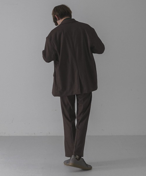 URBAN RESEARCH（アーバンリサーチ）の「URBAN RESEARCH iD　ウーリーTWO TUCK SLACKS（その他パンツ・メンズ・チェック/ネイビー/ブラウン・MEDIUM/LARGE）」の13枚目の写真