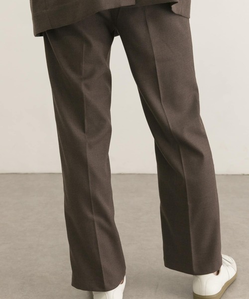 URBAN RESEARCH（アーバンリサーチ）の「URBAN RESEARCH iD　ウーリーTWO TUCK SLACKS（その他パンツ・メンズ・チェック/ネイビー/ブラウン・MEDIUM/LARGE）」の14枚目の写真