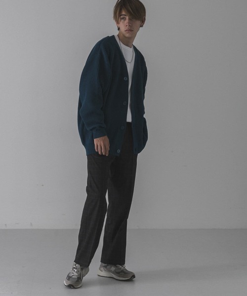 URBAN RESEARCH（アーバンリサーチ）の「URBAN RESEARCH iD　ウーリーTWO TUCK SLACKS（その他パンツ・メンズ・チェック/ネイビー/ブラウン・MEDIUM/LARGE）」の19枚目の写真