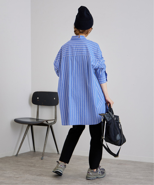 FRAMeWORK（フレームワーク）の「ランダムパターンシャツ（シャツ/ブラウス・レディース・ブラウン/ブルー系その他・FREE）」の8枚目の写真