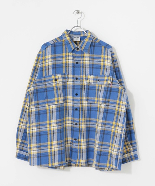 BIG MAC×Sonny Label　オーバーサイズヘビーネルシャツ　イエロー BIG MAC（ビッグマック）の「『別注』BIG MAC×Sonny Label