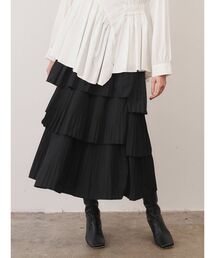 ELENDEEK | プリーツティアードスカート(スカート)