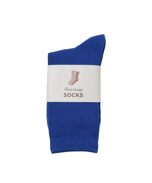 andme(アンドミー)の「平編みクルーソックス(ソックス/靴下・レディース・チャコールグレー/パープル/レッド/オフホワイト/ブラック/オレンジ/ライム/ブルー・23-25cm)」の20枚目の写真