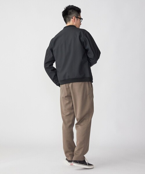 SHIPS(シップス)の「SHIPS: ポンチ 裏フリース ストレッチ リブ ブルゾン(ブルゾン・メンズ・ブラック/ネイビー・SMALL/MEDIUM/LARGE/X-LARGE)」の17枚目の写真