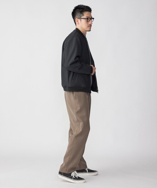 SHIPS(シップス)の「SHIPS: ポンチ 裏フリース ストレッチ リブ ブルゾン(ブルゾン・メンズ・ブラック/ネイビー・SMALL/MEDIUM/LARGE/X-LARGE)」の18枚目の写真