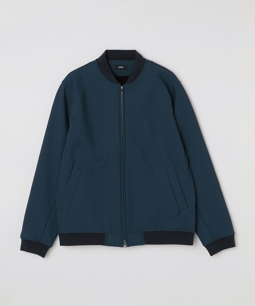 SHIPS(シップス)の「SHIPS: ポンチ 裏フリース ストレッチ リブ ブルゾン(ブルゾン・メンズ・ブラック/ネイビー・SMALL/MEDIUM/LARGE/X-LARGE)」の21枚目の写真