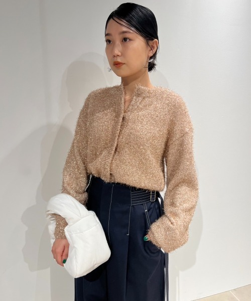 emmi（エミ）の「【emmi atelier】サイドベルトチノパンツ（チノパンツ・レディース・ベージュ/ネイビー・0/1）」の15枚目の写真