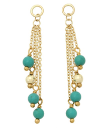 agete（アガット）の「K10ピアスチャーム（10152117045）（チャーム