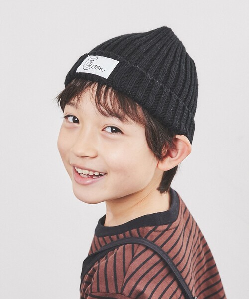 coen（コーエン）の「【coen キッズ/ジュニア】コーエンベア リブニットワッチ（ニットキャップ/ビーニー・キッズ・ブラック/グレー/レッド/コバルトブルー・FREE）」の11枚目の写真