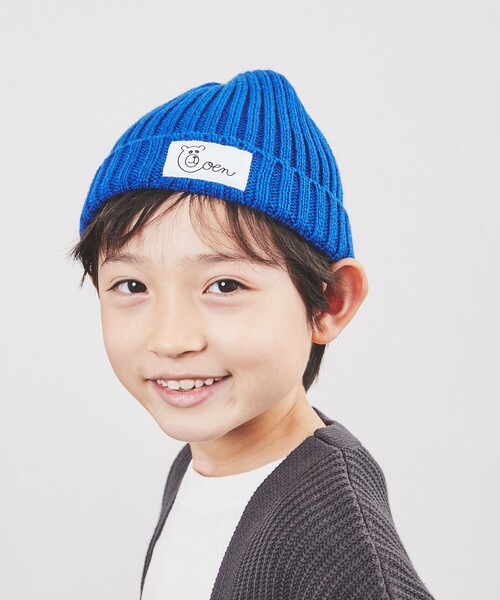 coen（コーエン）の「【coen キッズ/ジュニア】コーエンベア リブニットワッチ（ニットキャップ/ビーニー・キッズ・ブラック/グレー/レッド/コバルトブルー・FREE）」の10枚目の写真