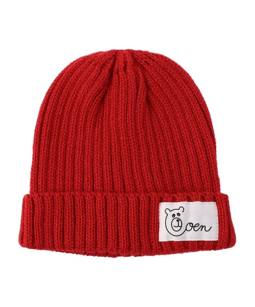coen（コーエン）の「【coen キッズ/ジュニア】コーエンベア リブニットワッチ（ニットキャップ/ビーニー・キッズ・ブラック/グレー/レッド/コバルトブルー・FREE）」の5枚目の写真