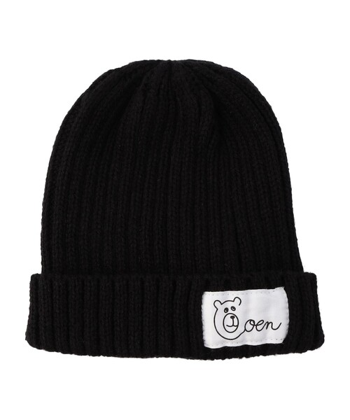 coen（コーエン）の「【coen キッズ/ジュニア】コーエンベア リブニットワッチ（ニットキャップ/ビーニー・キッズ・ブラック/グレー/レッド/コバルトブルー・FREE）」の7枚目の写真