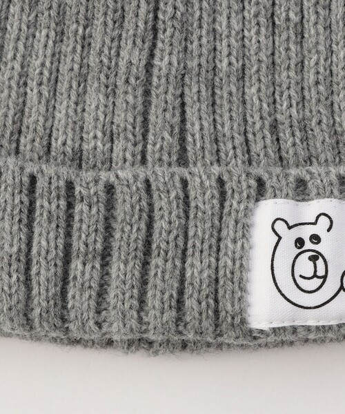 coen（コーエン）の「【coen キッズ/ジュニア】コーエンベア リブニットワッチ（ニットキャップ/ビーニー・キッズ・ブラック/グレー/レッド/コバルトブルー・FREE）」の14枚目の写真