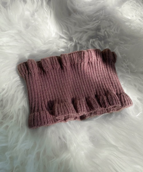 INVEL インヴェル スヌード(肩掛け)✨新品未使用✨ フリルネックウォーマー（ネックウォーマー/スヌード）｜Solace