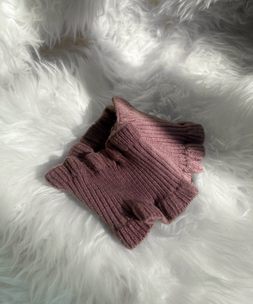 フリルネックウォーマー（ネックウォーマー/スヌード）｜Solace