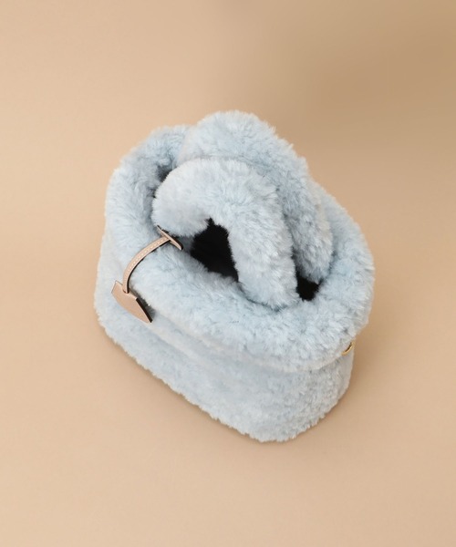 Samantha Thavasa(サマンサタバサ)の「ソフトファー トートバッグ(トートバッグ・レディース・イエロー/グレイッシュベージュ/ライトブルー/その他1/ブラウン・FREE)」の18枚目の写真