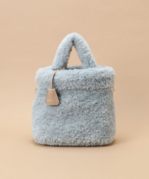 Samantha Thavasa(サマンサタバサ)の「ソフトファー トートバッグ(トートバッグ・レディース・イエロー/グレイッシュベージュ/ライトブルー/その他1/ブラウン・FREE)」の6枚目の写真