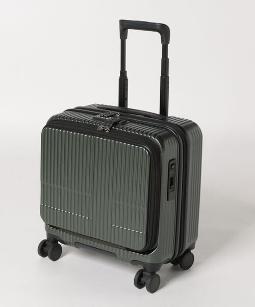 innovator(イノベーター)の「【innovator/イノベーター】 フロントオープン キャリーケース 33L(スーツケース/キャリーバッグ・メンズ・オレンジ/サンドベージュ/グリーン/ダークネイビー/ホワイト/ライトブルー/ブラック/ストーン/ピンク系その他/ベージュ系その他/カーキ/ラベンダー/ホワイト系その他/グレー/ブルー系その他/チャコールグレー/ブルー/ブラウン系その他/ブルー系その他2/オリーブドラブ/ブルー系その他3/グレー系その他/レッド/シルバー/ブルー系その他4/ホワイト系その他2・FREE)」の13枚目の写真