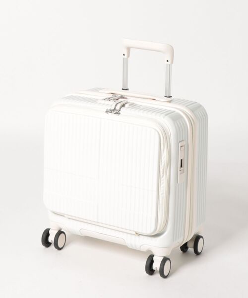 innovator(イノベーター)の「【innovator/イノベーター】 フロントオープン キャリーケース 33L(スーツケース/キャリーバッグ・メンズ・オレンジ/サンドベージュ/グリーン/ダークネイビー/ホワイト/ライトブルー/ブラック/ストーン/ピンク系その他/ベージュ系その他/カーキ/ラベンダー/ホワイト系その他/グレー/ブルー系その他/チャコールグレー/ブルー/ブラウン系その他/ブルー系その他2/オリーブドラブ/ブルー系その他3/グレー系その他/レッド/シルバー/ブルー系その他4/ホワイト系その他2・FREE)」の3枚目の写真