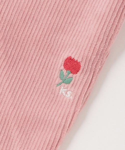 kladskap(クレードスコープ)の「お花ポケットロング丈ストレートパンツ(その他パンツ・キッズ・ネイビー/ピンク・100cm/90cm/80cm/120cm/110cm)」の7枚目の写真
