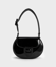 CHARLES & KEITH | Lula ルラ パテントバックルバッグ(ショルダーバッグ)