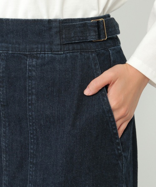 ikka（イッカ）の「デニムIラインスカート（デニムスカート・レディース・オフホワイト/ネイビー・M/L）」の18枚目の写真