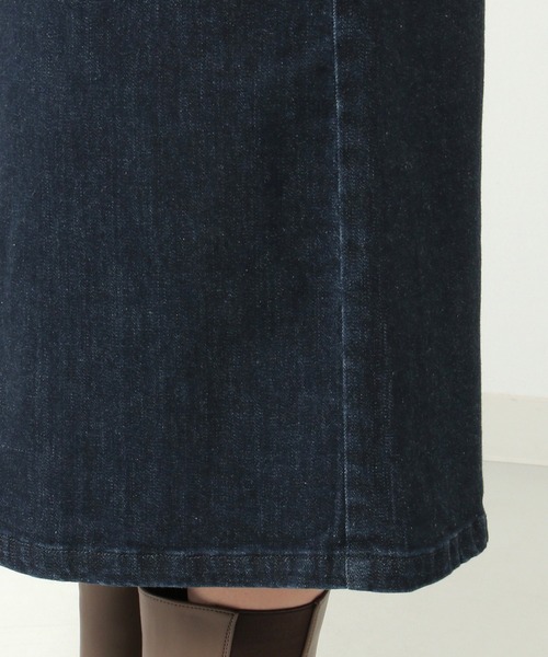 ikka（イッカ）の「デニムIラインスカート（デニムスカート・レディース・オフホワイト/ネイビー・M/L）」の10枚目の写真